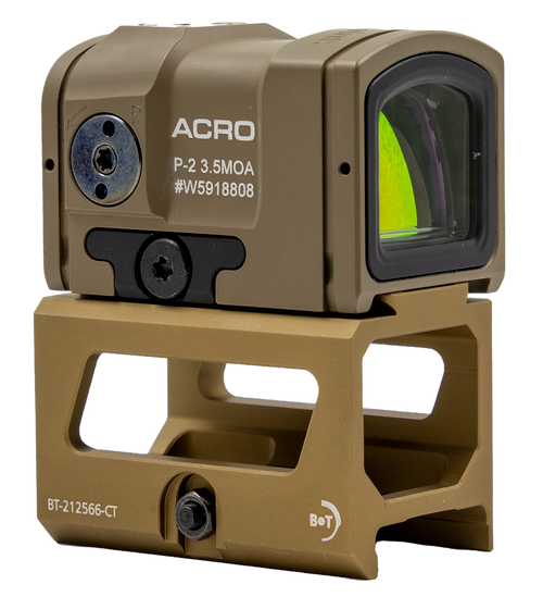 B&T Firearms AP-200777-FDE-M Aimpoint ACRO P-2  Flat Dark Earth 1x 3.5 MOA Red Dot Reticle