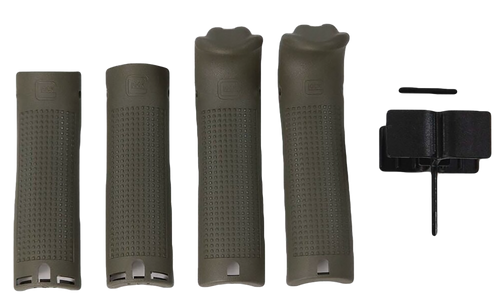 Glock 39843  Backstrap/Beavertail Set Battlefield Green Polymer