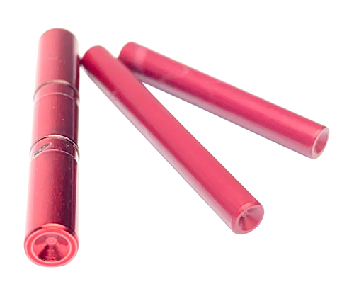 Cross Armory CRG5PSRD 3 Pin Set Dimpled Compatible w/Glock 17/19/26/34 Gen5 Red Steel Pistol