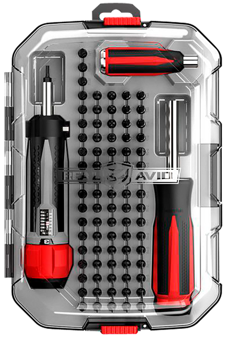 Real Avid AVSTDMS Smart-Torq & Driver Master Set Black Oxide Universal Firearm 83 Pieces
