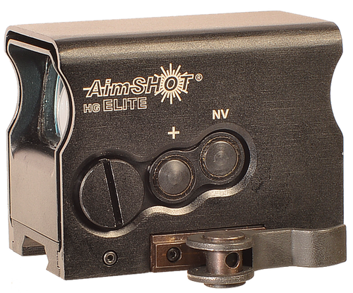 AimShot HGELITECGREE HG Elite  Black Anodized 1 x 34mm 2 MOA Green Dot/65 MOA Circle