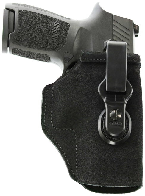 Galco TUC870RB Tuck-N-Go 2.0 IWB Black Leather UniClip/Stealth Clip Fits Sig Sauer Ambidextrous