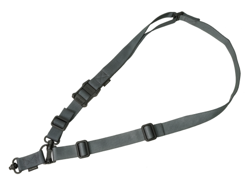 Magpul MAG518GRY MS4 Sling GEN2 Stealth Gray Nylon 48"-60" OAL Adjustable One-Two Point AR Platform