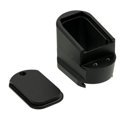 Shield Arms MPME5BLK Magazine Extension  5rd Compatible w/ Shield Arms M&P 2.0 Black Anodized Aluminum