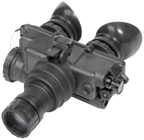 AGM Global Vision 12PV7123284111 PVS-7 3AW1 Night Vision Goggles Black 1x 27mm, Generation 3 White Phosphor Level 1, 64-72 Ip/mm Resolution White Filter