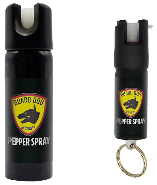 SKYLINE USA INC PSGDHA Pepper Spray  Range 16 ft 2 Pack 0.5oz/3oz Features Invisible UV Dye Includes Keychain
