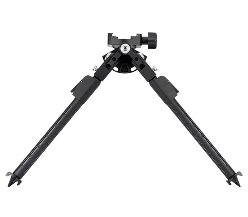 Mdt Sporting Goods Inc 106343BLK CKYE-POD Single Pull Bipod 9-15" High Black Anodized Aluminum