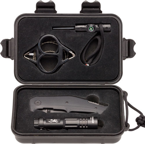 KNIFE LIGHT SAW FIRESTARTERBROWNING OUTDOORSMAN SURVIVAL 