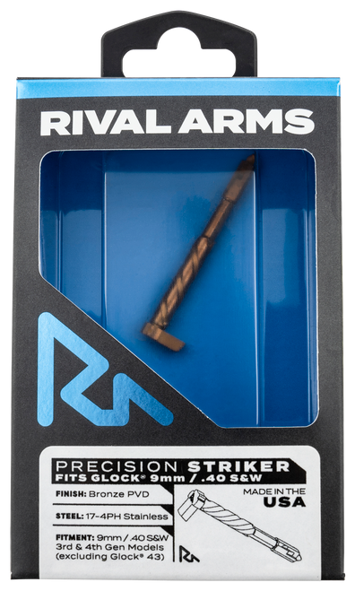 Rival Arms RARA40G001C Precision Striker  9mm/40 S&W Glock Gen3-4 Bronze 17-4 Stainless Steel