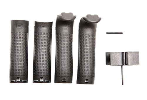Glock 30818  Backstrap/Beavertail Set Compatible w/ Glock 17/22/31/34 Black Polymer