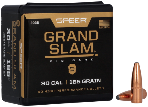 Speer 2038 Grand Slam  30Cal 165gr Soft Point 50 Per Box/5 Case