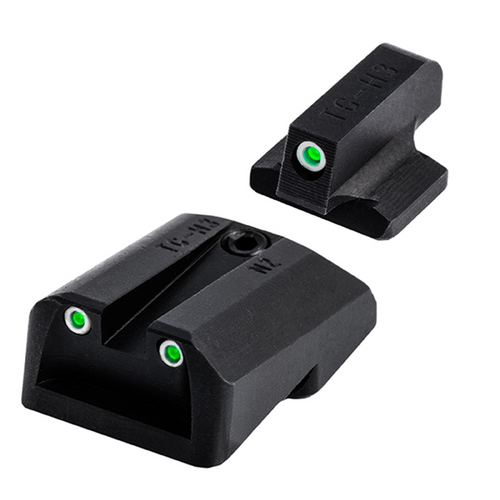 Tritium Night Sight Set for Novak 1911 .270/.500 - Green Front/Green Rear