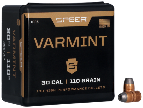 Speer 1835 Varmint  30Cal 110gr Jacketed Hollow Point 100 Per Box/5 Case