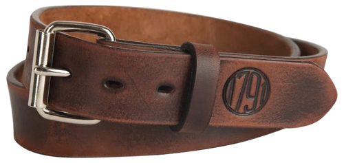 1791 Gunleather BLT014852VTGA 01 Gun Belt Vintage Leather 48/52 1.50" Wide Buckle Closure