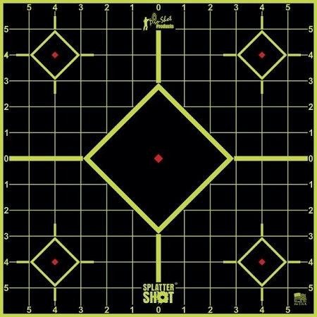 Pro-Shot Splatter Shot 12" Green Sight In Target - Peel-and-Stick 5/ct