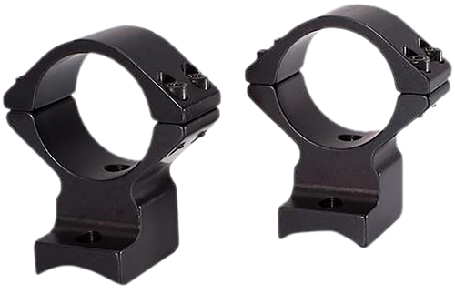 Talley 95X719 Scope Mount/Ring Combo  Black Anodized Aluminum 1" Tube, Savage (8-40) Round Receiver w/Accutrigger, High Rings