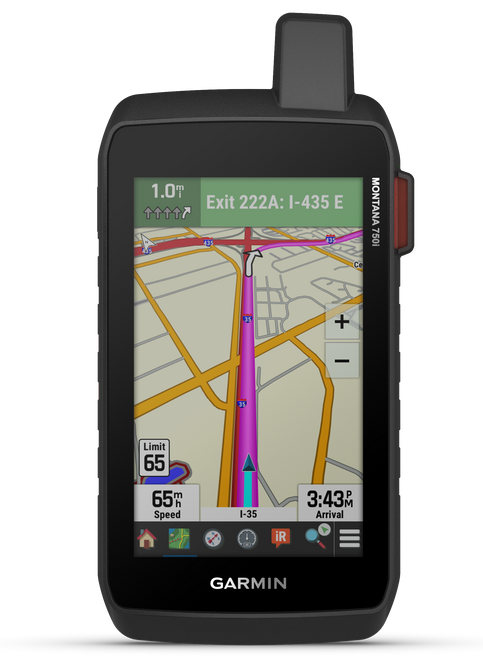 Garmin 0100234700 Montana 750i GPS Navigation Black Rechargeable Li-ion Battery Bluetooth/ANT+