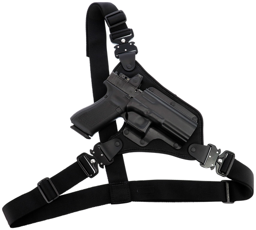 Galco HR248RB High Ready  Fits Chest Up To 58 " Black Kydex/Nylon Shoulder/Torso Strap Fits Sig P220/P226/Browning BDA Right Hand