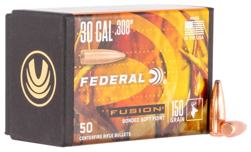 Federal Fusion .308 150gr Fusion Soft Point Bullets 50 Count