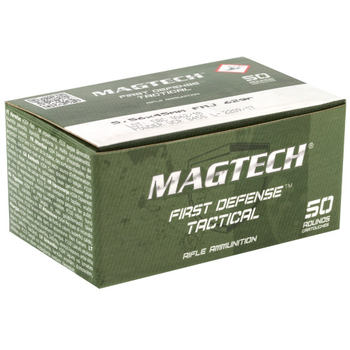 Magtech 5.56x45mm Ammo 62gr FMJ Ammunition - 50 Rounds
