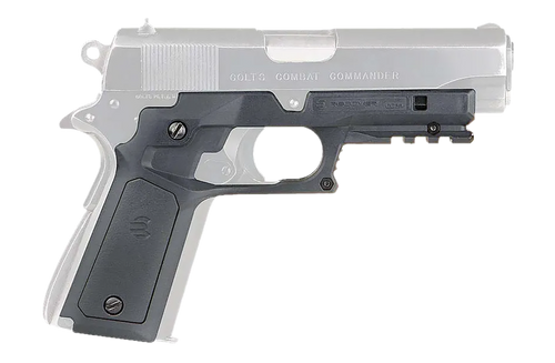 Recover Tactical CC3P0504 Frame Grip  Gray Polymer Frame with Interchangeable Light & Dark Gray Panels for Standard Frame 1911