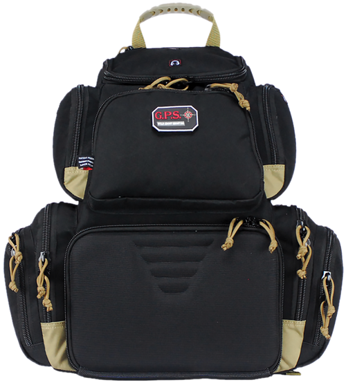 GPS Bags GPS1711BPBT Handgunner  Backpack 1000D Nylon Black/Tan