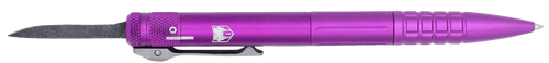 CobraTec Knives CNCOTFPPURGEN2 Tactical Pen Gen II Purple Aluminum D2 Steel Blade, Includes Pocket Clip