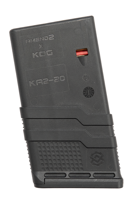 Amend2 SCARMOD3BLK20   20rd 7.62x51 Fits AR-15 Black Polymer