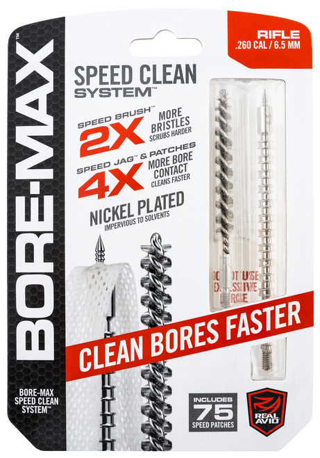 Real Avid AVBMSET65MM Bore-Max Speed Clean Upgrade Set 6.5mm Rifle