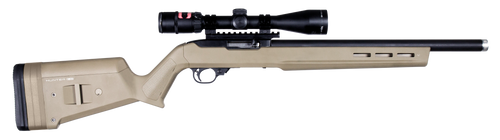 Magpul MAG548-FDE Hunter X-22 Stock Fixed Adjustable Comb Flat Dark Earth Synthetic for Ruger 10/22
