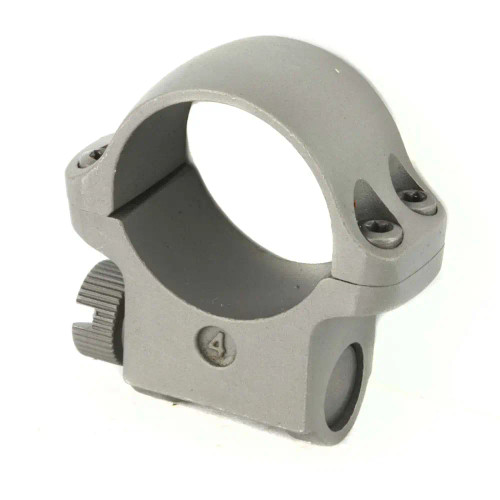 RUGER CLAM SHELL 1" MED SCOPE RING MATTE STS