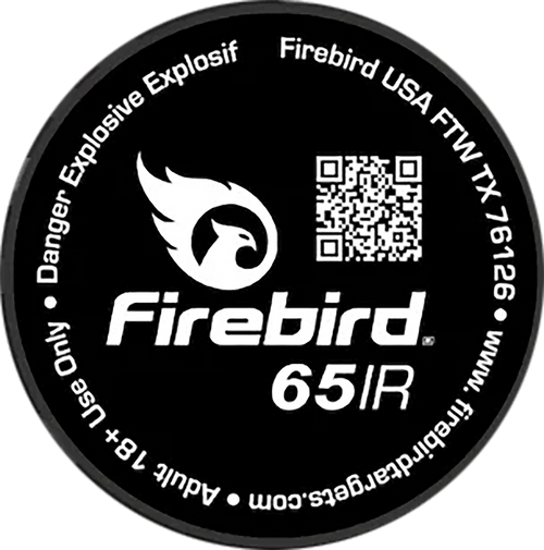 Firebird USA 65IR 65IR  Moving Trajectory Static White Smoke Universal Firearm 65mm 10 Targets