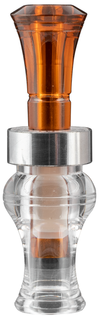 Echo Calls 77806 Timber Bourbon & Water Double Reed Mallard Sounds Attracts Ducks Brown/Clear Polycarbonate