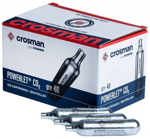 Crosman 23140 Powerlet CO2 12 Grams 40 Per Pkg
