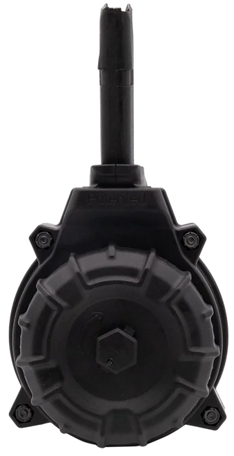 ProMag DRMA14 Standard  50rd Drum 9mm Luger Compatible w/ Glock 43 Black DuPont Zytel Polymer