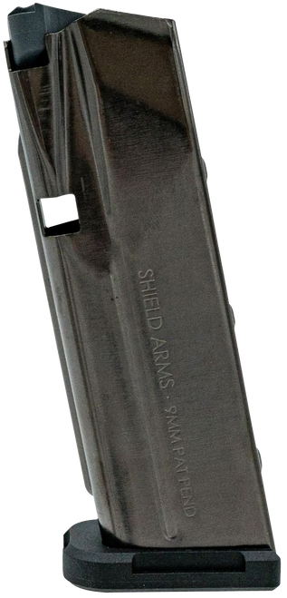 Shield Arms SAS15BLKNGEN3 S15 Magazine Gen 3 15rd Flush 9mm Luger Fits Glock 48/43X Black Nickel Steel