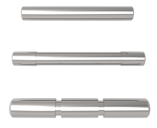 Cross Armory CRGPSSV 3 Pin Set  Compatible w/ Glock Gen1-3 Silver Steel