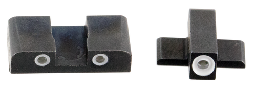 AmeriGlo SG161 Classic Tritium Sight Set for Sig Sauer  Green Tritium White Outline Front Sight-Green Tritium White Outline Rear Sight