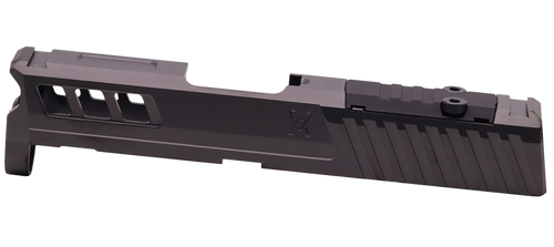 True Precision Inc TPSHCSBCRMS Axiom Optic Cut Slide Fits Springfield Hellcat Black DLC Anodized 416R Stainless Steel