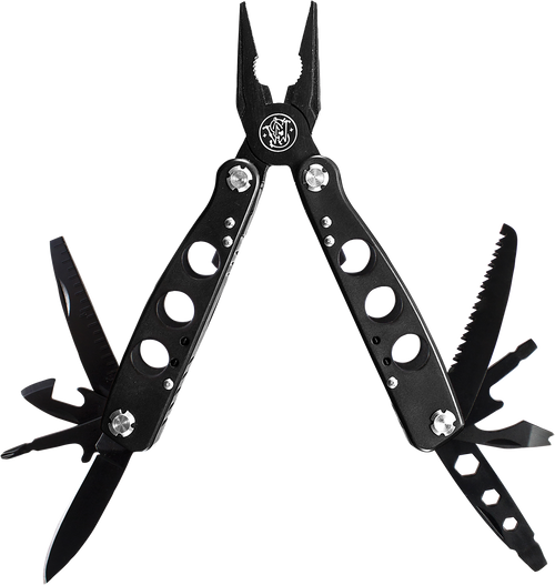Smith & Wesson Knives SWMT1CP Multi-Tool  Black 6.50" Long Includes Case