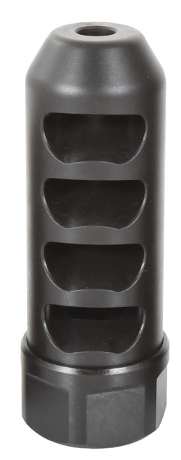 American Precision Arms G2F5838N Gen 2 Fat Bastard Self Timing Brake Black Nitride Stainless Steel with 5/8"-24 tpi Threads, 3.30" OAL & 1.115" Diameter for 338 Cal Rifle