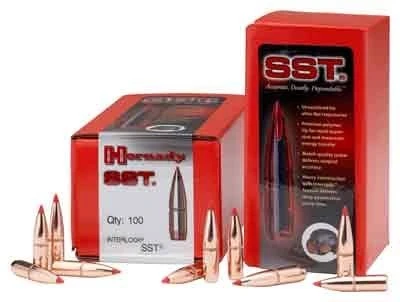 Hornady .257 inches 117gr Polymer Tip Boat Tail Bullets 100 Count