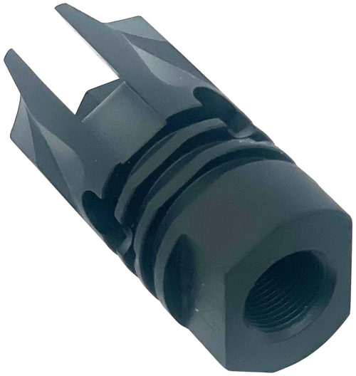 LBE Unlimited ARFH-REV REV Flash Hider 5.56mm (223 Cal) Black 1/2"-28 tpi Threads, Crush Washer