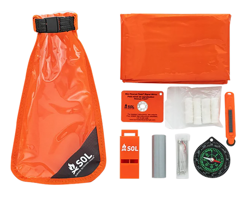 Survive Outdoors Longer 01401727 Scout Survival Kit Waterproof Orange