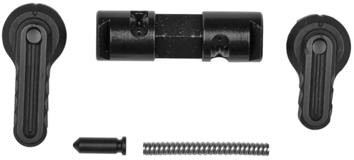 Battle Arms Development BADASSPRO Bad-Ass-Pro Reversible Safety Selector Black Phosphate Steel, Ambidextrous, 90/60 degree for S&W M&P15-22