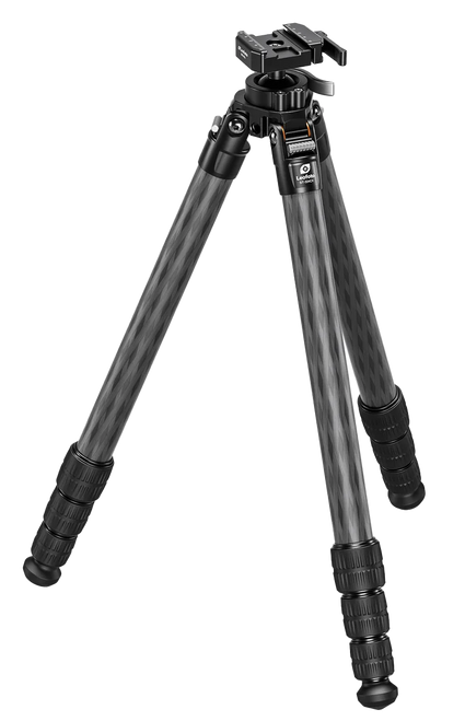 Leofoto Usa ST-324CX Integrated Ballhead ST-X Tripod 6.06"-58.54" High Black Aluminum