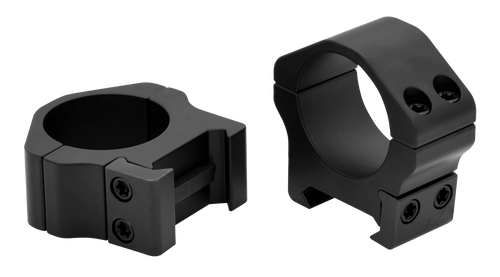 Warne 500M Horizontal Rings Maxima Matte Black 1" Low 0 MOA