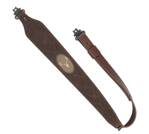 Sling BigGame SuedeL eather Brn W/Swivels