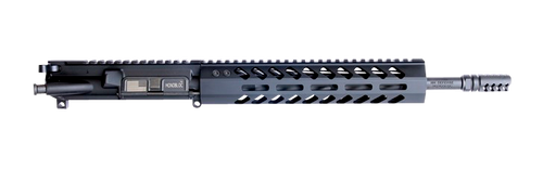 HM Defense 125MBUP556 MonoBloc Upper  223 Rem, 5.56x45mm NATO 12.50" Black Cerakote Barrel, 7075-T6 Aluminum Black Anodized Receiver, 10.37" M-LOK Free-Float Handguard for AR-15 Pistol