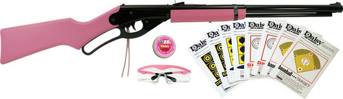 CARBINE BB SHOOTING FUN KITDAISY 1999 PINK LEVER ACTION 